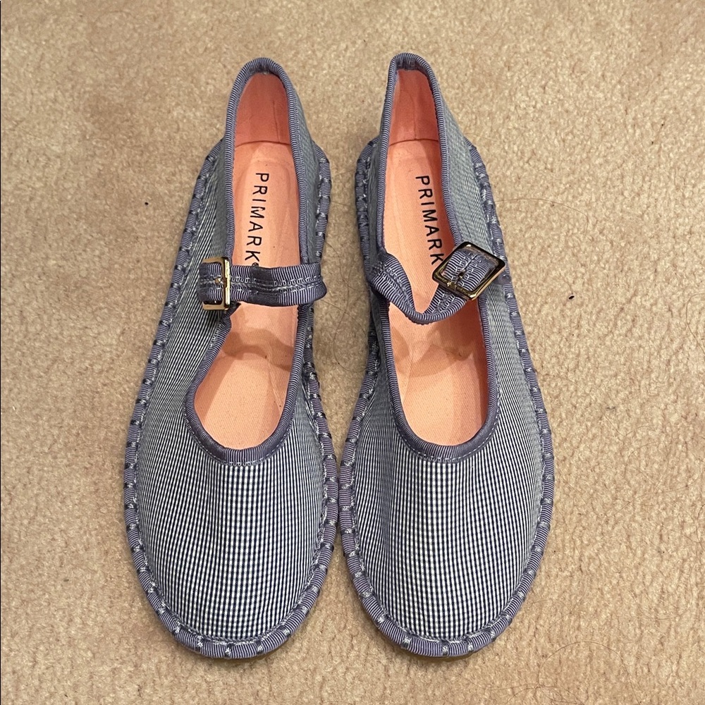 Primark Checkered Mary Jane Shoes